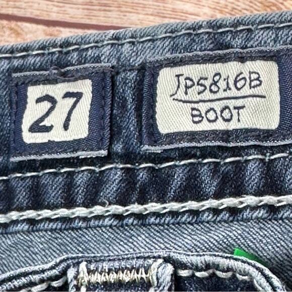 Miss Me JP5816B Boot Cut Jeans - Low Rise - Picture 14 of 15